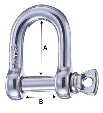SAKKELI D-MALLI HR 16 MM RST - Lowrance vene-elektroniikka - M9513033877 - 2