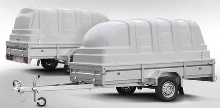 Perävaunun kuomu Aku 265 korkeus 100cm H - Perävaunun lisävarusteet ja varaosat - 41157 - 1