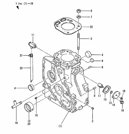 Yanmar sinkki 1GM 1GM10 6LY - Yanmar moottorin alkuperäisosat - 33697 - 2