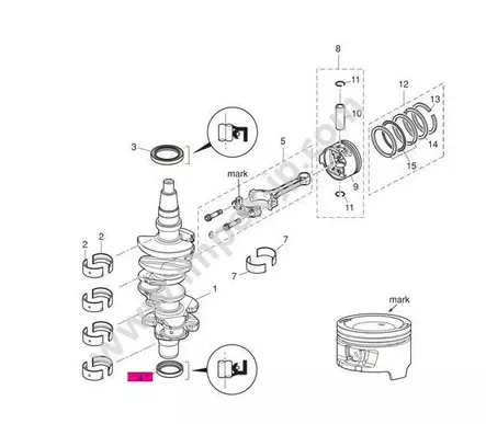 Kampiakselin Stefa Alempi/Oil Seal Crankshaft Tohatsu MFS40-MFS60 - Varaosat ja lisävarusteet - 50427 - 1