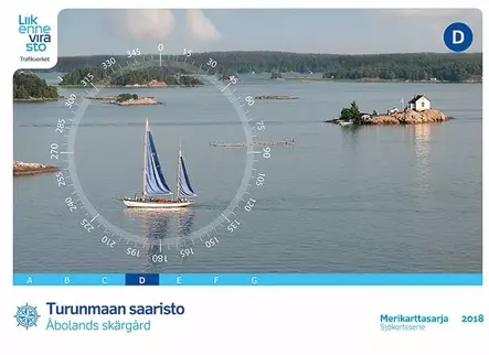 Karttasarja D TURUNMAAN SAARISTO Painos 2018 - Veneilykartat - 7947 - 1
