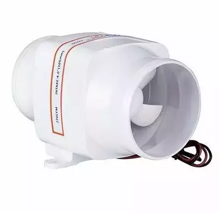 Moottoritilan Tuuletin 101mm 7640 l/min - Veneen LVI - 44127 - 1