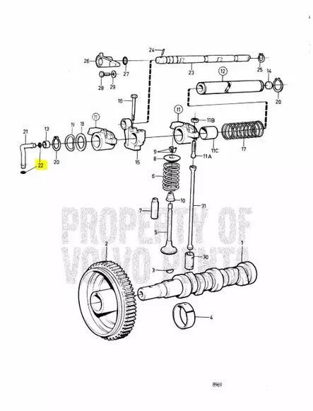 O-Rengas/O-Ring 7,3x2,1mm Volvo Penta - Varaosat ja lisävarusteet - 27427 - 2