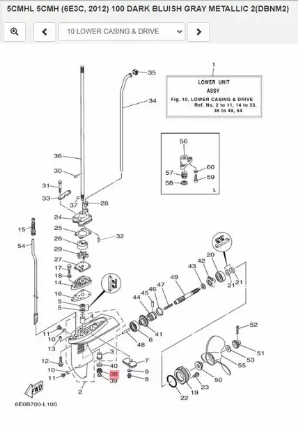 Pinionratas/Pinion (13T) Yamaha 4C/AS/AC 5C F4A - Yamaha muut - 22317 - 2