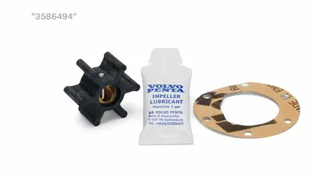 Siipipyörä Volvo Penta 875807 MD1B/2B/3B/AQB2 (15005624) - Sisäperämoottorin Jäähdytys - 13437 - 1