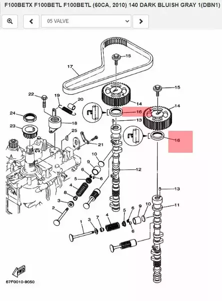 Stefa Nokka-Akseli/Oil Seal Valve Yamaha - Yamaha muut - 39917 - 2