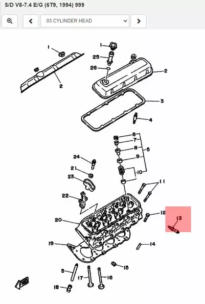 Sytytystulppa BR6FS Yamaha/Volvo/Merc Marine Diesel 947010036500 - Perämoottorin Sähköosat - 7577 - 2