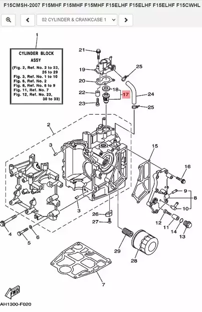 Termostaatti/Thermostat Yamaha F9.9H F15C F20B - Yamaha muut - 35747 - 2