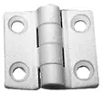 Hinge 3838mm white - Saranat veneisiin - D162447 - 1