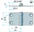 LUUKKUSARANA - Veneen lukot ja saranat - M9516003017 - 3