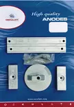 Osculati anodisarja (alu) Mercury Verado 4/Optimax - Anodit perä- ja sisäperämoottoreille - D383407 - 1