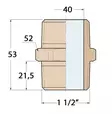 TUPLANIPPA ULKOKIERTEILLÄ 1'1/2', PRONSSIA - Veneen LVI - M9515015427 - 3