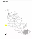 Imusarjan Tiiviste/Gasket Inlet Manifold Suzuki DF4 DF5 DF6 - Suzuki osat perämoottorille - 38987 - 2