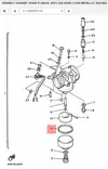 Kohokammion Tiiviste/Gasket Float Chamber Yamaha Kelkka VK540 VT480/500 - Yamaha Moto - 30137 - 2