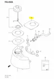 Kumitiiviste Polttoainetankki/Rubber Fuel Tank Suzuki DF2.5 - Suzuki osat perämoottorille - 42847 - 2