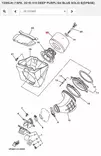 Ilmansuodatin/Element Air Cleaner Yamaha Moto YZ85 - Yamaha Moto - 24697 - 2