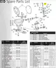 Jabsco Varren Tiivistesarja 290902/1202 - Käymälät ja septipumput veneisiin - 41677 - 2