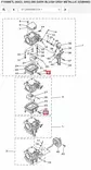 Kaasuttimen Tyhjennysruuvi/Carburetor Screw Drain Yamaha 25-90hv F80A-F100B - Yamaha osat perämoottoreille - 52517 - 1