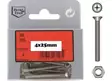 Koneruuvi Uppokanta 4X25mm DIN 965 A4 6kpl/pkt RST - Mutterit ja ruuvit veneisiin - M9516040057 - 1