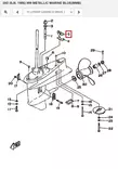 Kumitiiviste/Damper Seal Yamaha 25J 30D - Varaosat ja lisävarusteet - 52587 - 1