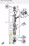 Laakeri/Bearing Crankshaft Yamaha 5C 9.9D 15D - Yamaha muut - 15607 - 2