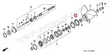 Laakeripukin Lukitusmutteri/Nut Gearcase End Honda 40-50hv - Perämoottorin tarvikeosat - 51057 - 1