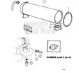 Lämminvesiliitäntä/Hot Water Outlet Volvo Penta MD22 - Sisäperämoottorin osat - 6857 - 3