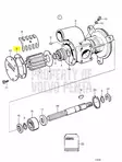 Tiiviste Vesipumpun Kansi/Gasket Volvo TAMD63L-A TAMD63P-A TAMD72A - Sisäperämoottorin osat - 42937 - 2