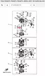 Tiivisterengas Kaasariin/Washer Carburetor Yamaha 40X F50A/D F60A - Yamaha muut - 29297 - 2