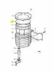 Välikansi/Painelevy/Pressure Plate Volvo Penta (Seawater Strainer) - Sisäperämoottorin osat - 11487 - 2