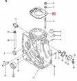 Yanmar Gasket Cylinder Head Kannentiiviste 1GM10 - Yanmar moottorin alkuperäisosat - 37207 - 2