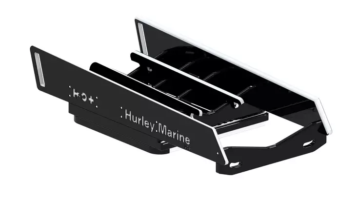 H3O+ KULJETUSRAMPPI SÄHKÖVINSSILLÄ, MAKS. 328KG, MUSTA - Veneen kansihelat - M9519037917 - 1