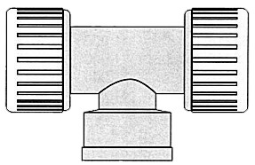 Hydrofix 3/4 T joint 22 - Veneen vesihanat ja pesualtaat - D135007 - 1