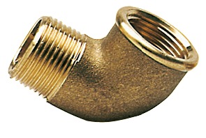 Kulmakappale 90° uros1 1/2 - Läpiviennit, letkuliitos ja sulkuhanat - D124067 - 1