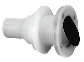 LÄPIVIENTI TAKAISKUVENTTIILILLÄ 38MM - Veneen LVI - M9515031017 - 1