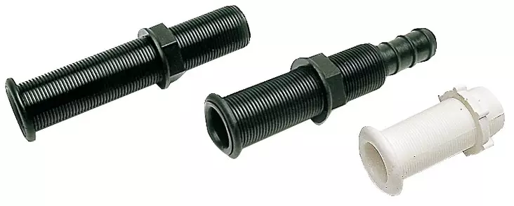 Läpivienti pohjatulpalle valkoinen 22,7 x 78mm - Läpiviennit, letkuliitos ja sulkuhanat - D173857 - 1