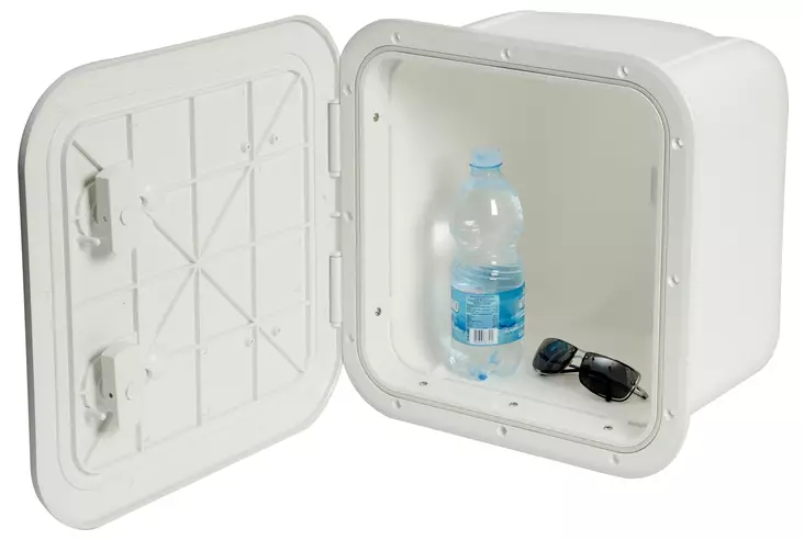 Lokero valkoinen 375x375mm - Huolto- ja tarkistusluukut veneisiin - D242037 - 1