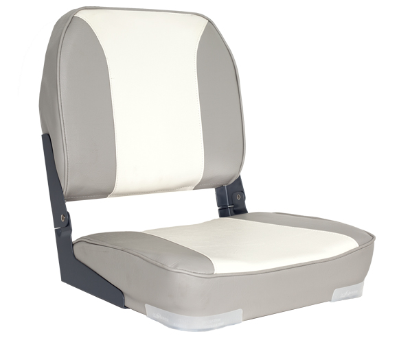 OS DELUXE FOLD DOWN SEAT UPHOLSTERED GREY/WHITE - Veneistuimet ja istuinten jalat - D241107 - 1