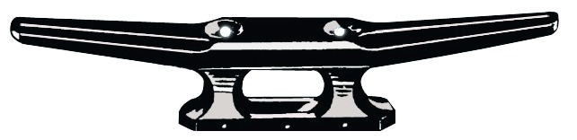 Osculati Nylon pollari musta 175mm - Pollarit ja Knaapit - D162097 - 1