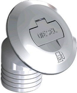 Osculati kansiruuvike messinki 30° DIESEL 50mm - Kansiruuvikkeet - D147557 - 1