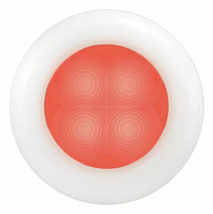 PUNAINEN LED-VALO, VALKOINEN MUOVIKEHYS - Venesähkö - M9514024357 - 1