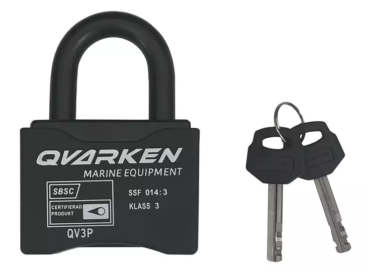 Qvarken Riippulukko Luokka 3, 2 avainta - Lukot veneisiin - D451747 - 1