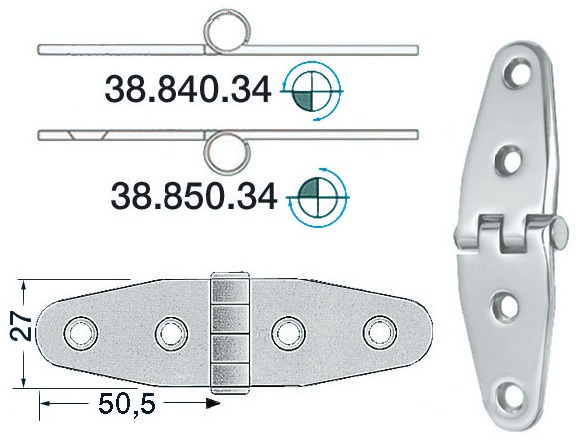 S.S Sarana 101x27 mm - Saranat veneisiin - D124777 - 1