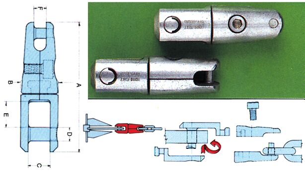 SAC-1 ANKKURIYHDISTÄJÄ RST - Lowrance vene-elektroniikka - M9513048167 - 1