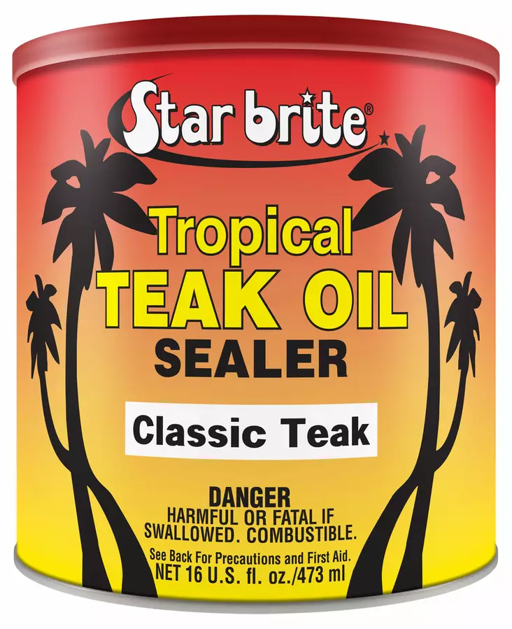 Star brite Tropical Teak Oil/Sealer Classic Teak tropik.öljy 500ml - Öljytarvikkeet veneisiin - D259527 - 1