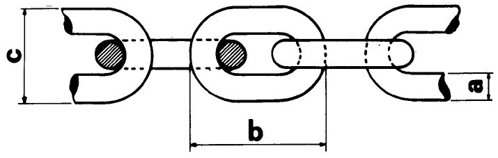 VINTTURIKETTINKI 6mm DIN766 - Lowrance vene-elektroniikka - M9513058017 - 1