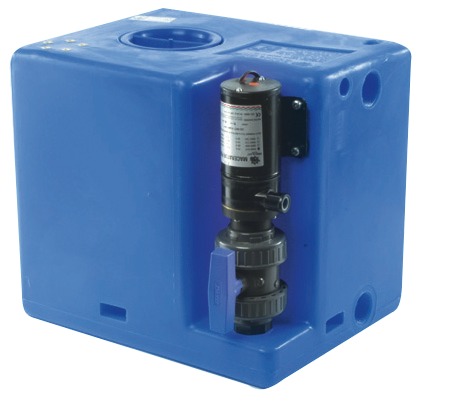 Waste water tank 56 l 12 V + macerator - Veneen lämminvesivaraajat ja vesisäiliöt - D157577 - 1