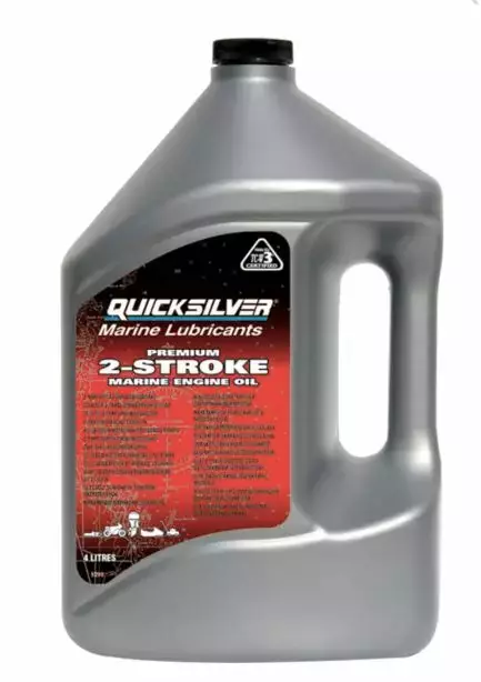 2-tahtiöljy Quicksilver Premium 2-T (Kaasarikoneet) TC-W3 3.78L - Veneen ja moottorin huolto - 43918 - 1
