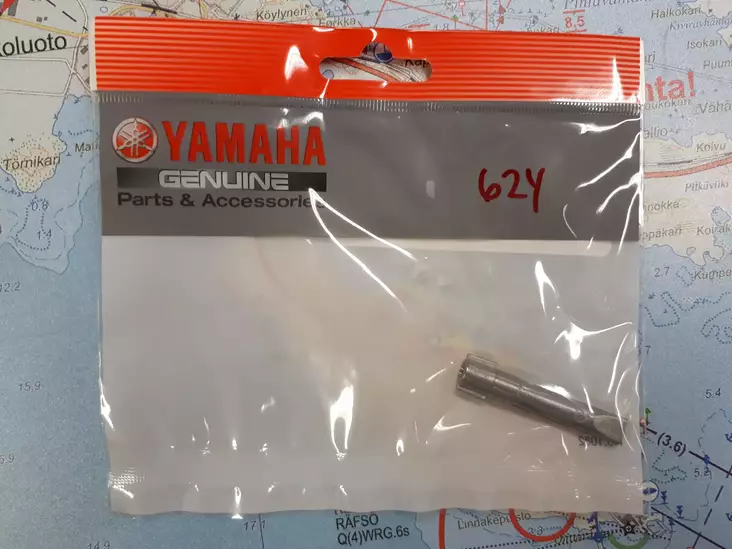 Anodi Yamaha lohkoon F20A F30A F40A F50A - Yamaha sinkkianodit - 9558 - 1