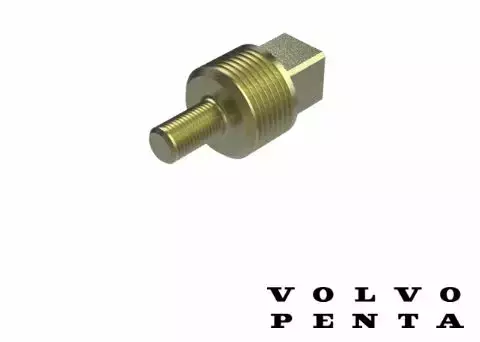 Anodin Ruuvi/Plug Messinki Volvo Penta - Sisäperämoottorin osat - 6618 - 1